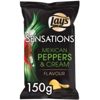Lay's Sensations Mexican peppers & cream