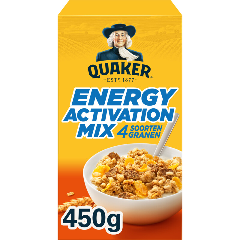 Een afbeelding van Quaker Energy mix naturel 4 granen 450 gr