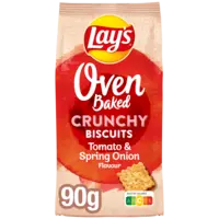 Lay's Oven baked crunchy biscuits tomato onion