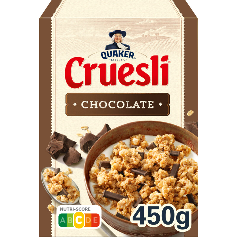 Quaker Cruesli chocolade bestellen Albert Heijn