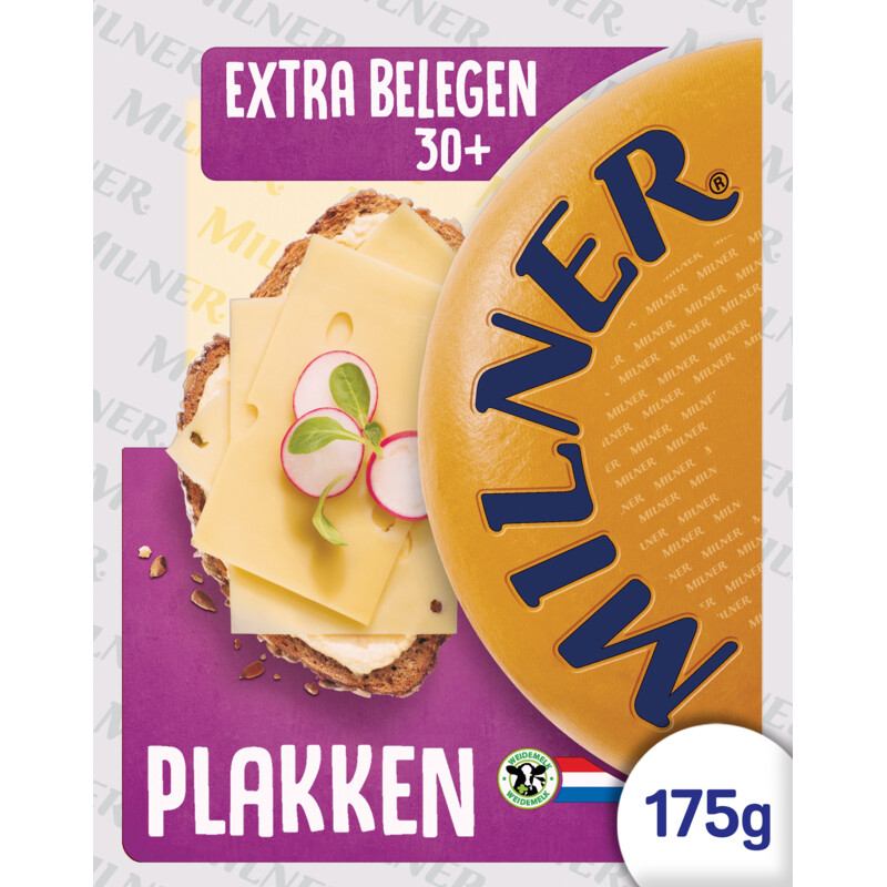 Een afbeelding van Milner Extra belegen 30+ plakken