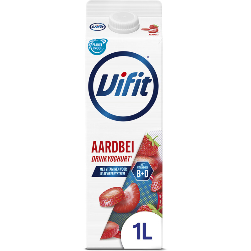 Vifit Drinkyoghurt aardbei bestellen | Albert Heijn