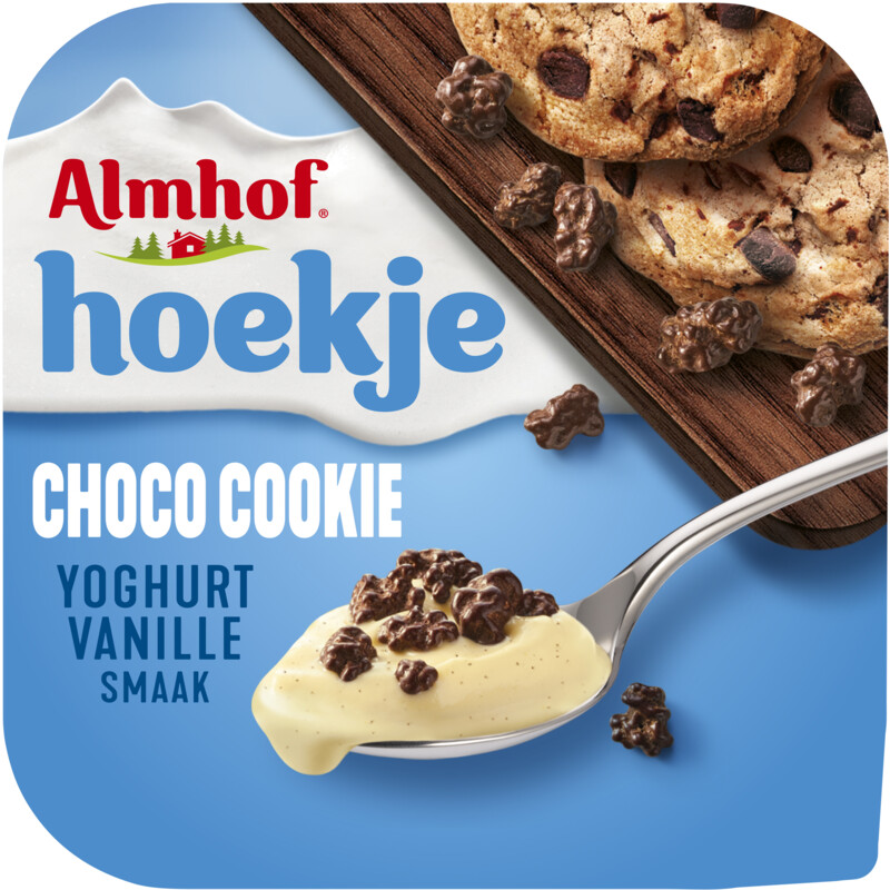 Een afbeelding van Almhof Hoekje choco cookie vanille yoghurt