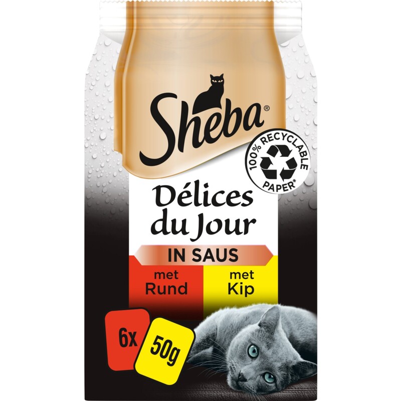 Een afbeelding van Sheba Délices du jour in saus traiteur