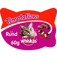 Een afbeelding van Whiskas Temptations rund kattensnacks