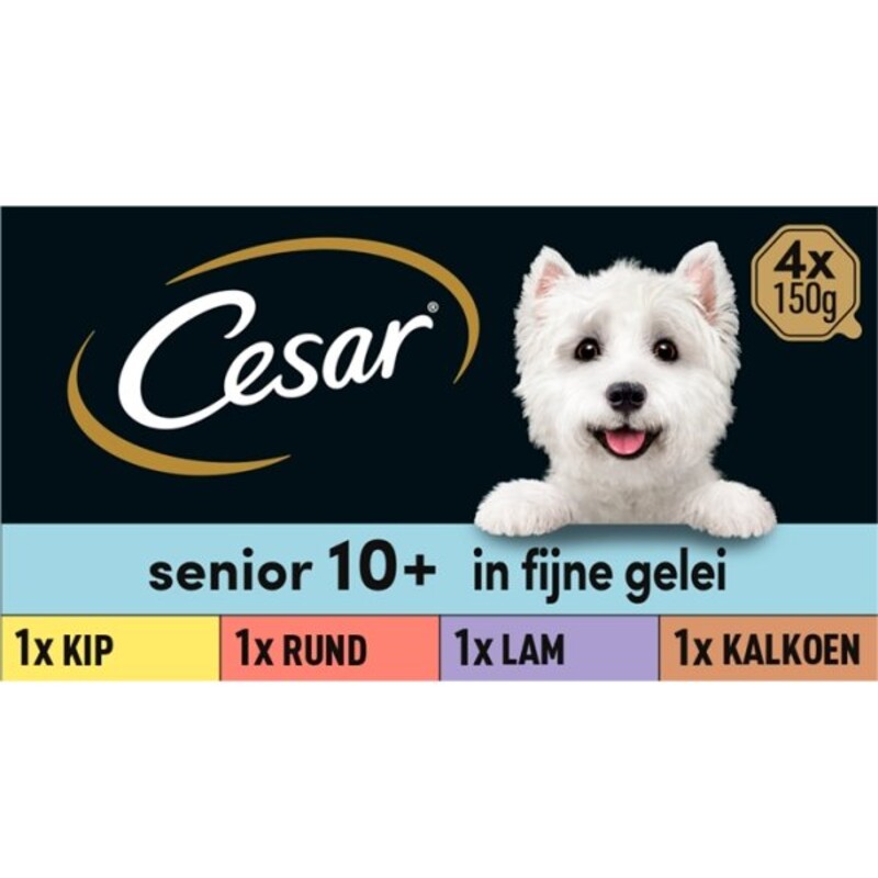 Een afbeelding van Cesar Hondenvoer senior 10+ jaar