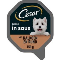 Een afbeelding van Cesar Cuisine met kalkoen & rund in saus