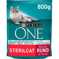 Een afbeelding van Purina ONE Bifensis sterilcat rund kattenvoer droog