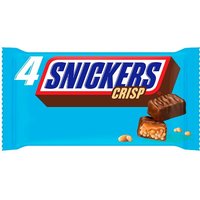 Een afbeelding van Snickers Crisp melkchocolade 4-pack