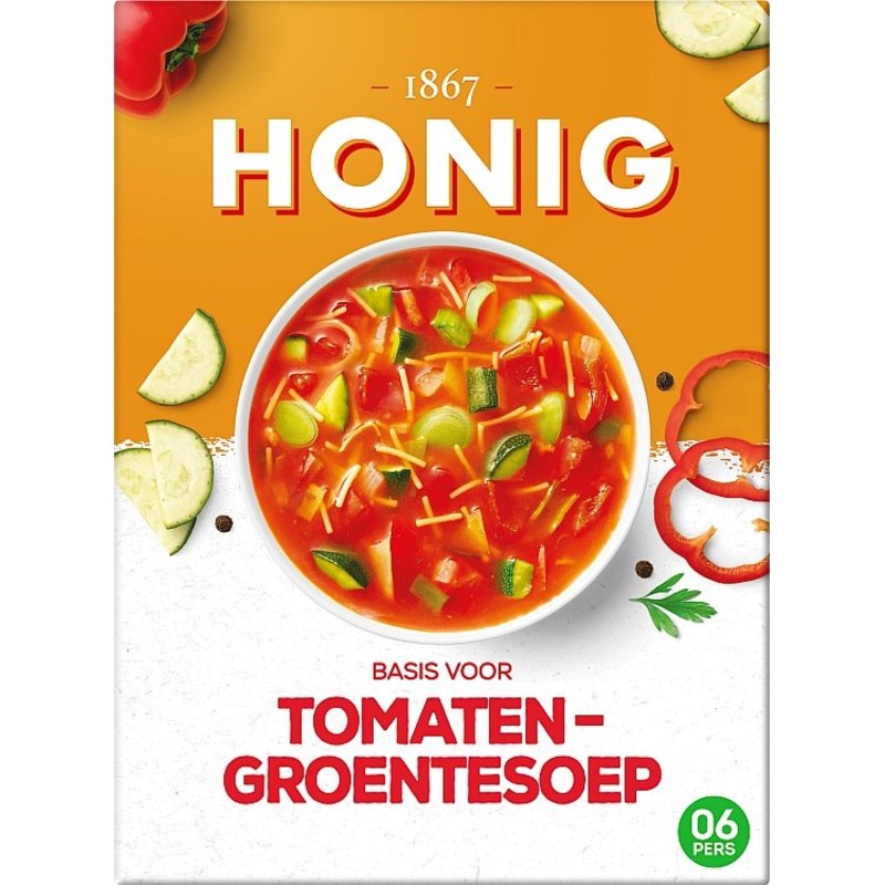 Een afbeelding van Honig Basis voor tomaten-groentesoep