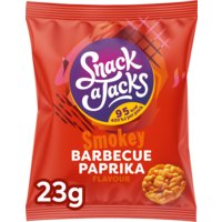 Een afbeelding van Snack a Jacks Smokey barbecue paprika