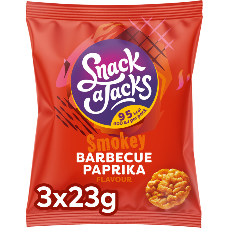 Een afbeelding van Snack a Jacks Crispy bbq paprika