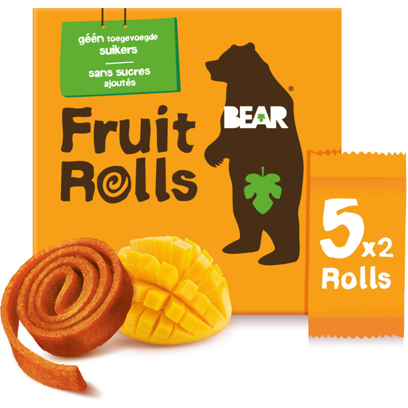 Een afbeelding van Bear Fruit rolls mango