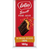 Een afbeelding van Lotus Biscoff puur chocolade speculoosvulling