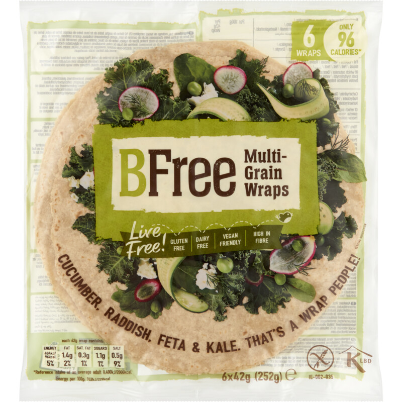 BFree Meergranen wraps glutenvrij bestellen Albert Heijn
