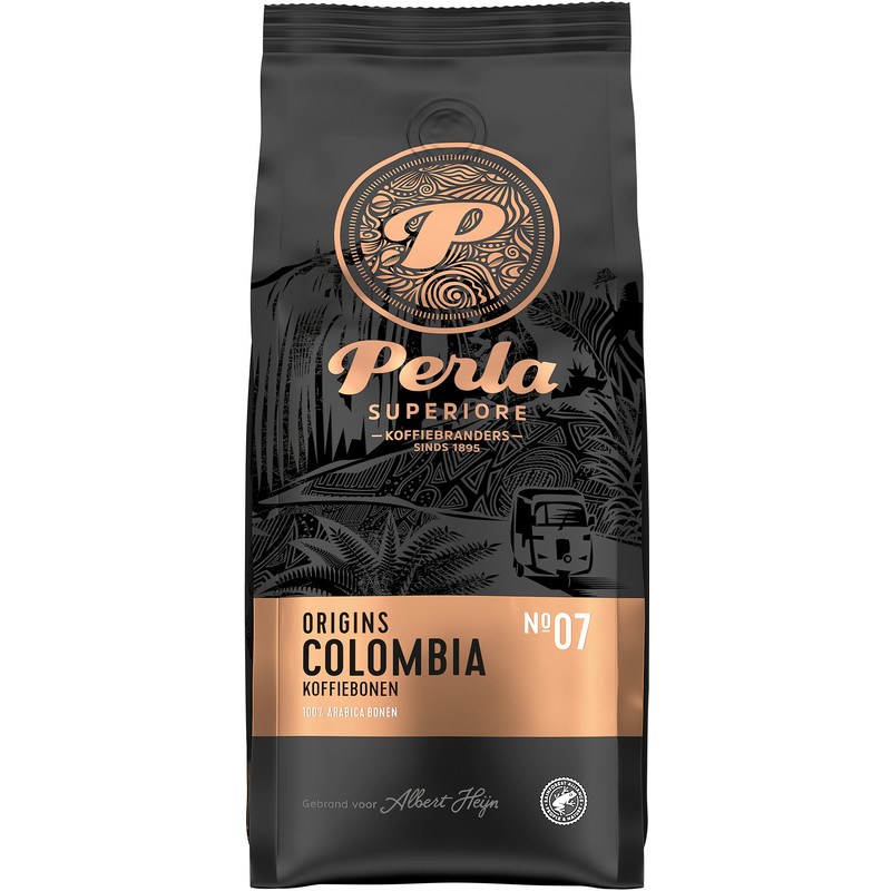 Een afbeelding van Perla Superiore Origins Colombia koffiebonen