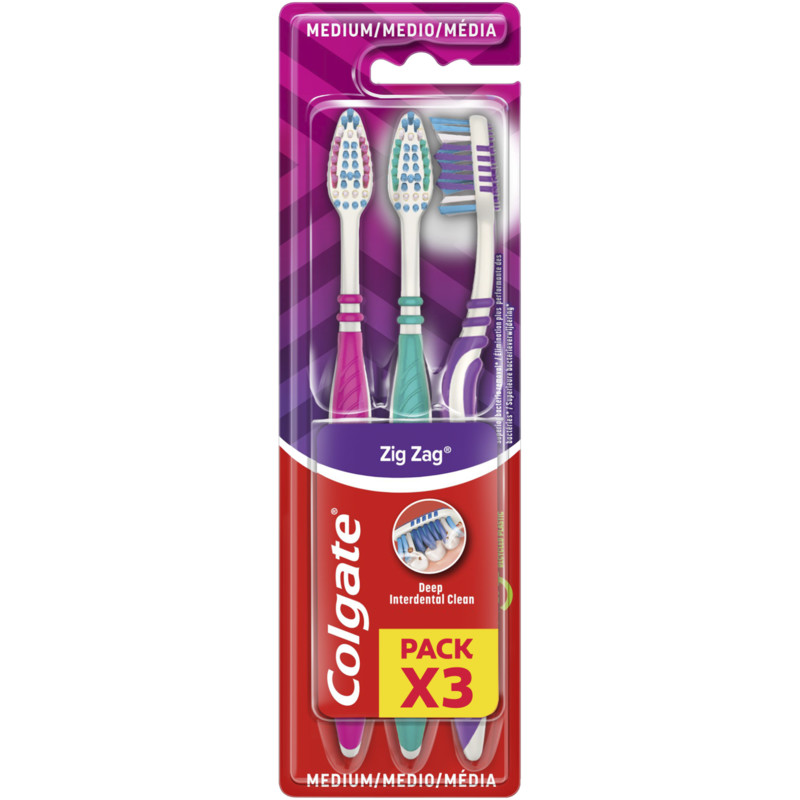 Een afbeelding van Colgate Zigzag tandenborstels
