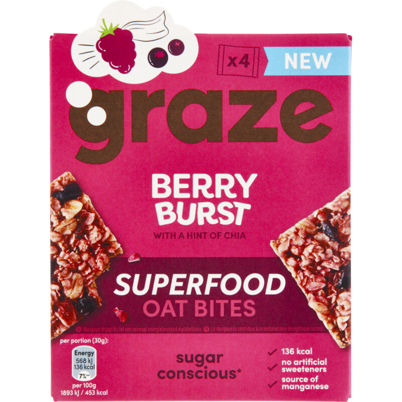 Een afbeelding van Graze Bites raspberry