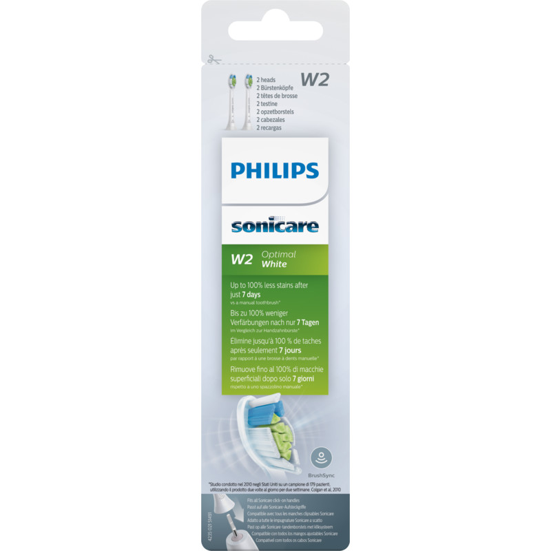 Een afbeelding van Philips Sonicare opzetborstels white optimal