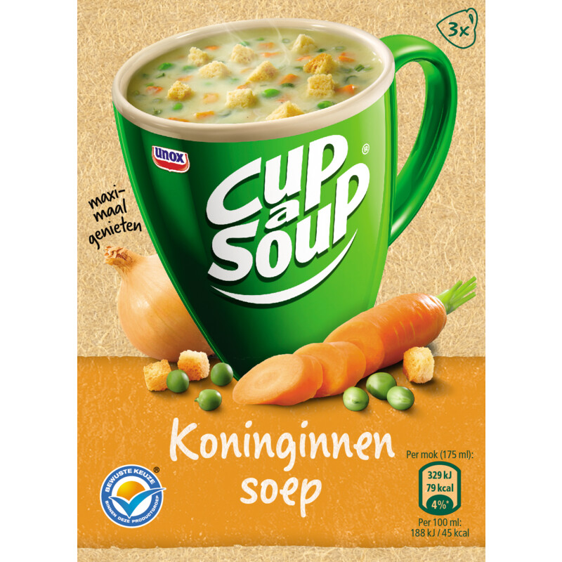 Een afbeelding van Unox Cup-a-soup koninginnensoep