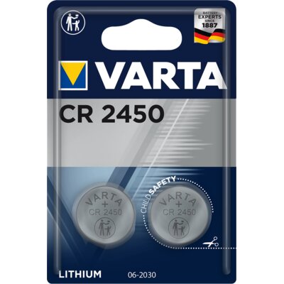 pdp-image-Varta Knoopcelbatterij lithium CR2450