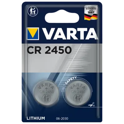 pdp-image-Varta Knoopcelbatterij lithium CR2450