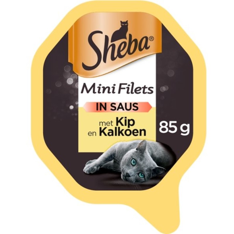 Sheba Mini filets n saus kip kalkoen bestellen |