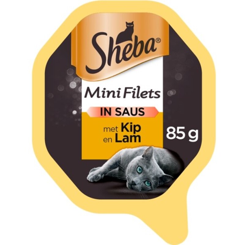 Een afbeelding van Sheba Mini filets in saus kip & lam