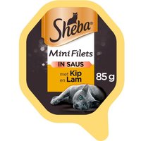 Een afbeelding van Sheba Mini filets in saus kip & lam