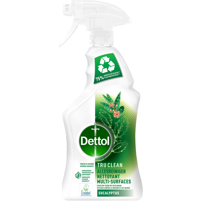Een afbeelding van Dettol Spray tru clean eucalyptus