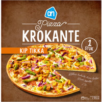 Een afbeelding van AH Krokante pizza kip tikka