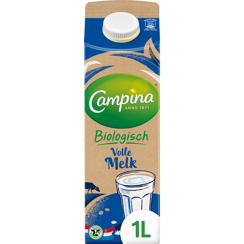 Een afbeelding van Campina Biologisch volle melk
