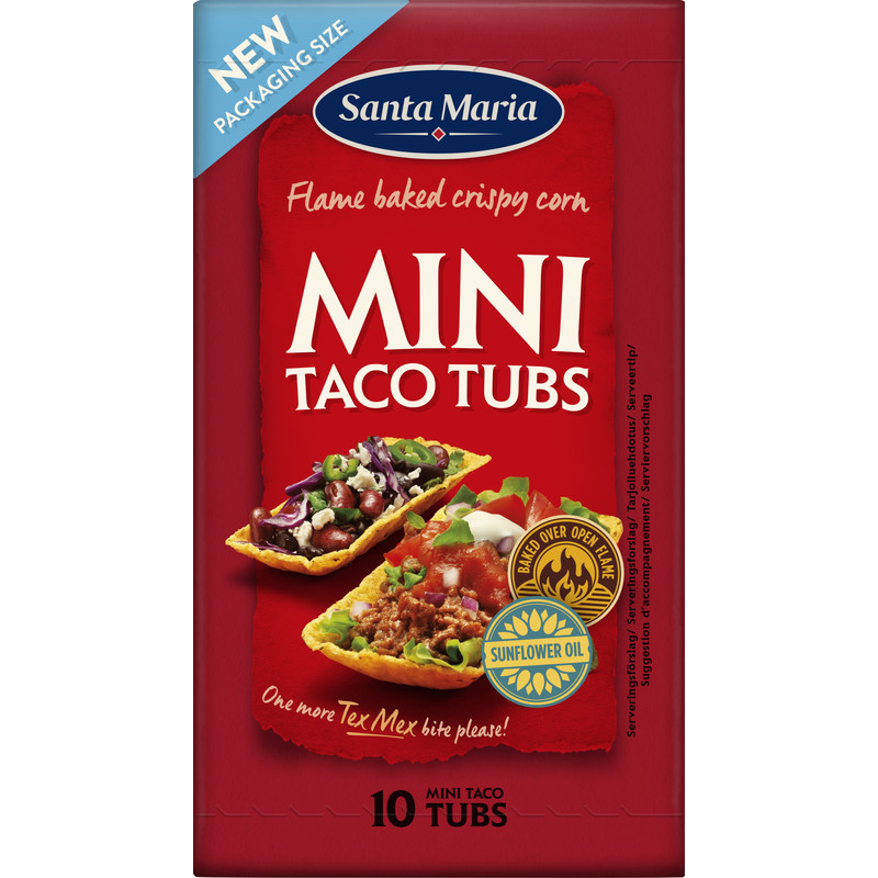 Een afbeelding van Santa Maria Mini taco tubs