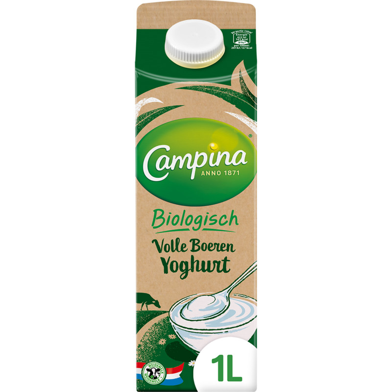 Een afbeelding van Campina Biologisch volle boeren yoghurt
