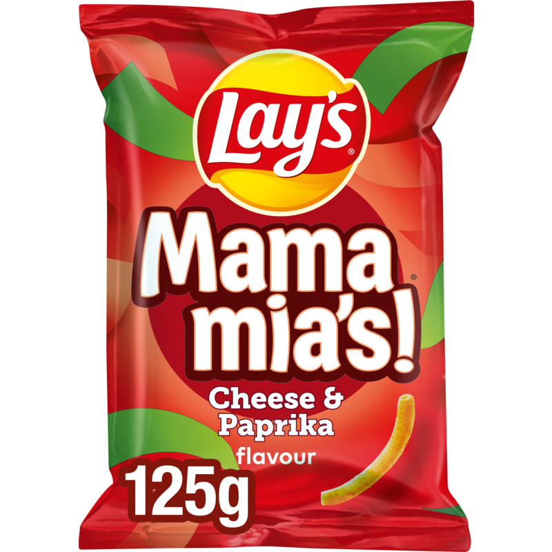 Een afbeelding van Lay's Mama mia's cheese & paprika