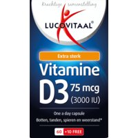 Albert Heijn Lucovitaal Vitamine D3 forte 75 mcg One a Day aanbieding