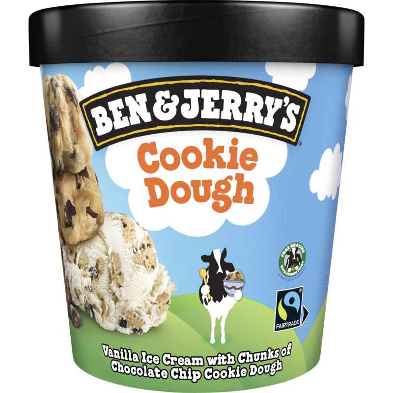 Een afbeelding van Ben & Jerry's Cookie dough