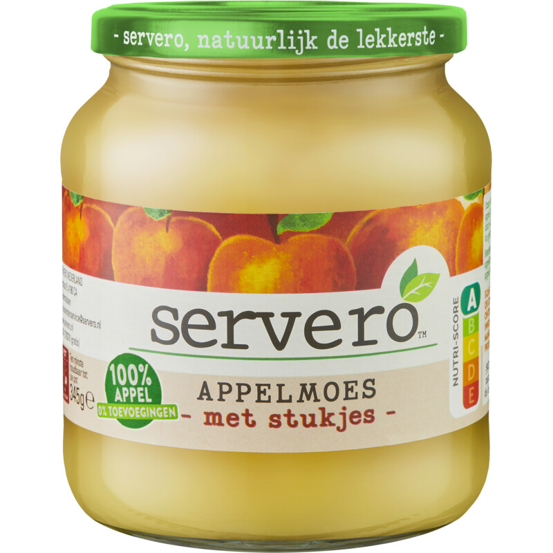 Een afbeelding van Servero Appelmoes met stukjes