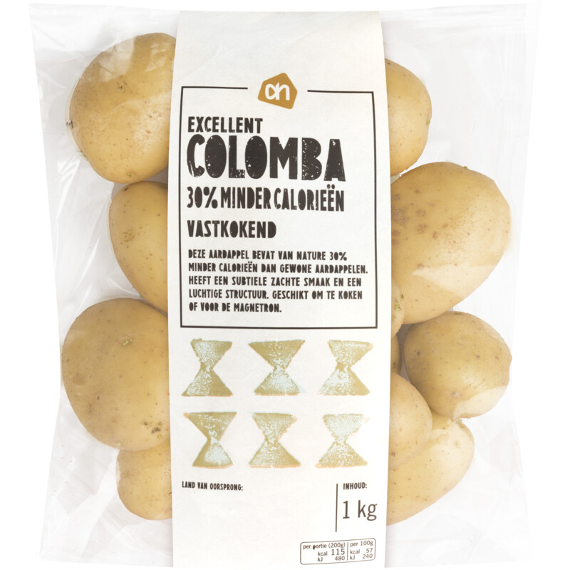 Een afbeelding van AH Excellent Colomba vastkokend