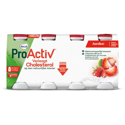 pdp-image-Becel Proactiv yoghurtdrink aardbei