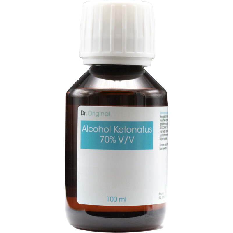 Een afbeelding van Dr. Original Alcohol ketonatus 70% v/v