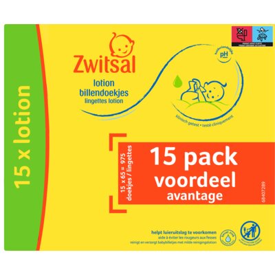 Zwitsal Lotion billendoekjes voordeelverpakking Albert Heijn