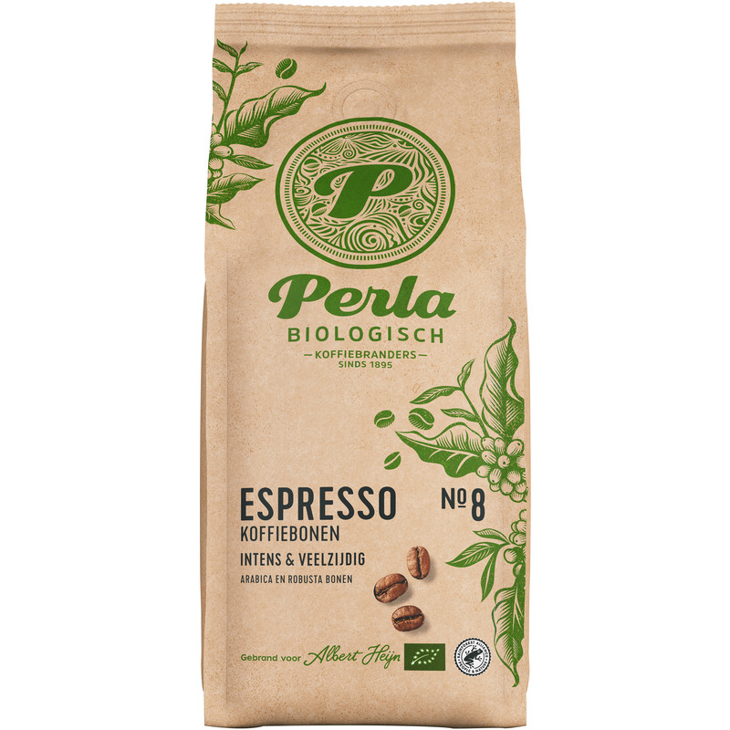 Een afbeelding van Perla Biologisch Espresso koffiebonen