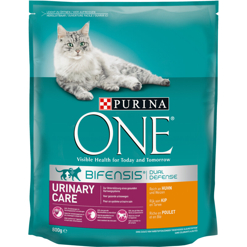 Een afbeelding van Purina ONE Urinary care rijk aan kip