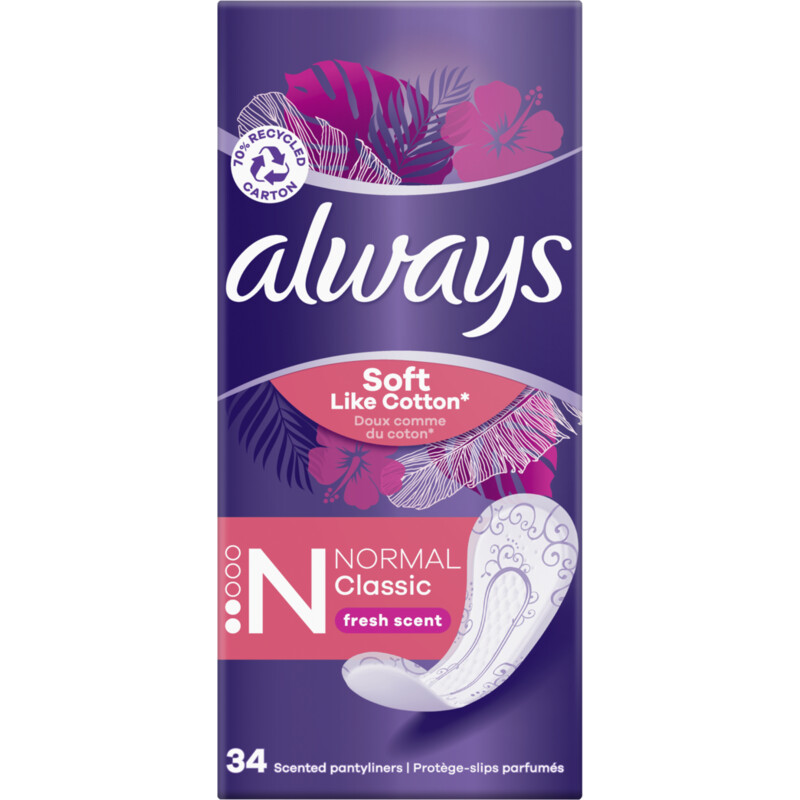 Een afbeelding van Always Dailies soft like cotton inlegkruisjes