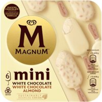 Een afbeelding van Magnum Mini white chocolate & white almond