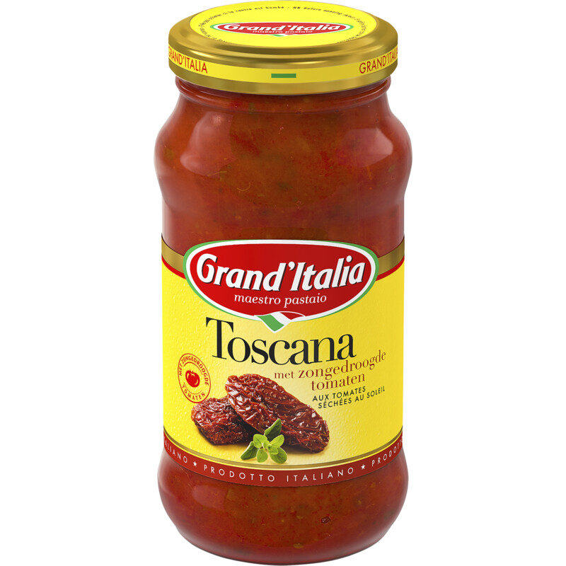 Een afbeelding van Grand' Italia Toscana met zongedroogde tomaten