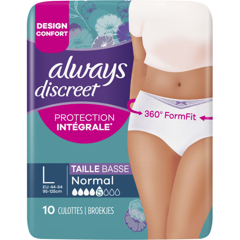 Een afbeelding van Always Discreet normal l incontinentiebroekje