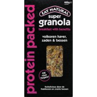 Een afbeelding van Eat Natural Super granola volkoren haver met zaden