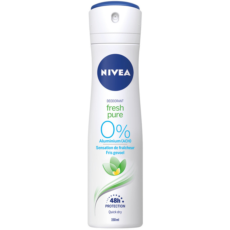 Een afbeelding van Nivea Pure&natural jasmine scent deodorant